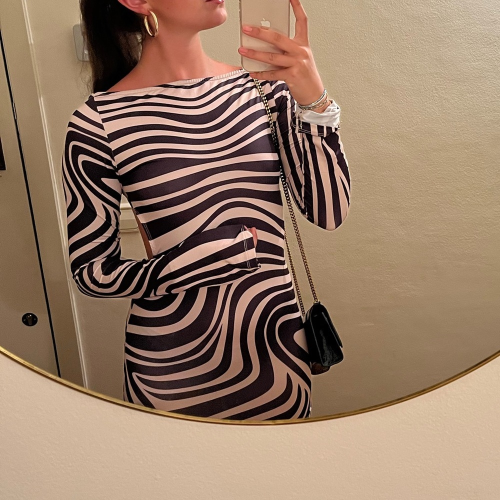 Jaded London Zebra Dress